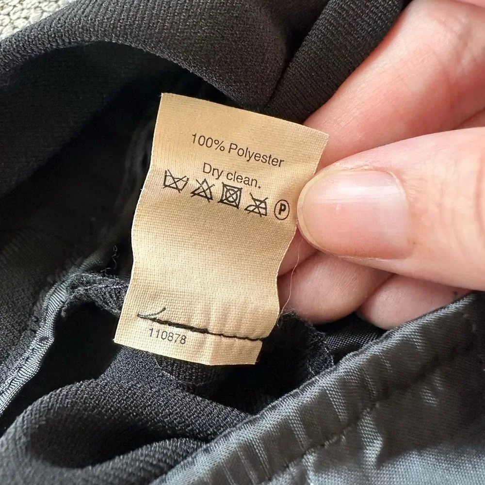 J Crew Essential Straight Dress Pants Trousers Black Size 0
